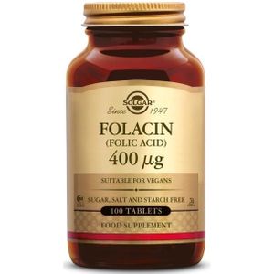 Solgar Folaat 400µg Tabletten 100 stuks