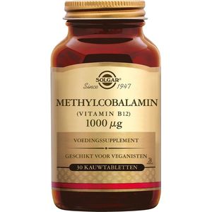 Solgar Methylcobalamine 1000 mcg (30 tabletten)