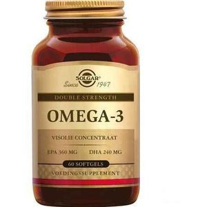 Solgar Omega-3 Double Strength Softgel 60  -  Solgar Vitamins