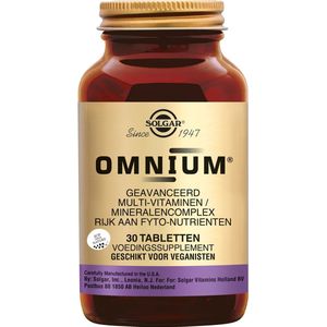 Solgar - Omnium® - Multivitamine Tabletten - 30 Stuks