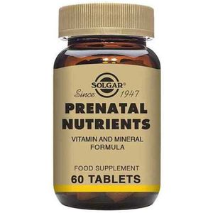 Solgar Prenatal Nutrients Multivitamine voor Zwangeren Tabletten