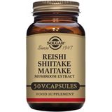 Reishi, Shiitake en Maitake (paddenstoelenextract) Solgar 30228