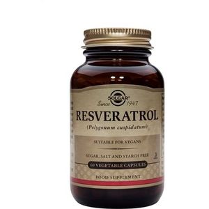 Solgar - Resveratrol - Plantaardige Capsules - 100 mg - 60 Stuks