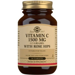 Solgar Vitamine C met Rose Hips 1500 mg (90 tabletten)