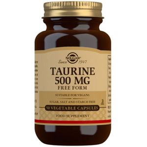 Solgar Taurine 500mg Capsules 50 stuks