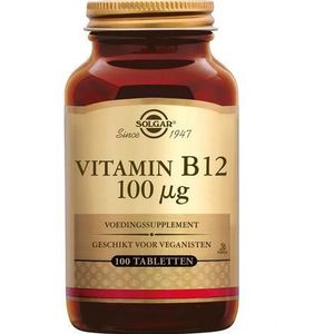 Solgar - Vitamine B12 - 100 mcg - 100 Tabletten