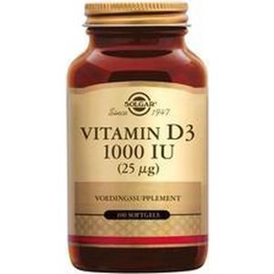 Solgar Vitamin D3 1000 softgels