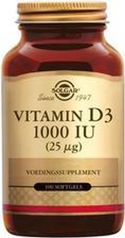 Solgar Vitamin D3 1000 softgels