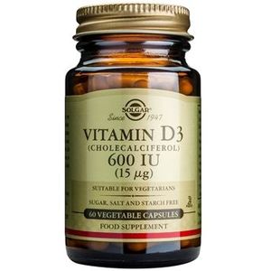 Solgar Vitamine D 600 IU (60 capsules)
