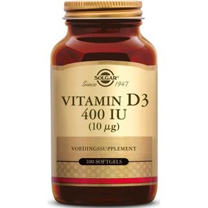 Solgar - Vitamine D3 - Softgels - 4000 IU - 100 Softgels