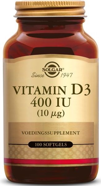 Solgar Vitamine D-3 400 IU Softgels