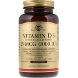 Solgar Vitamins Vitamin D 3 (Cholecalciferol) 25 mcg/1000 IU