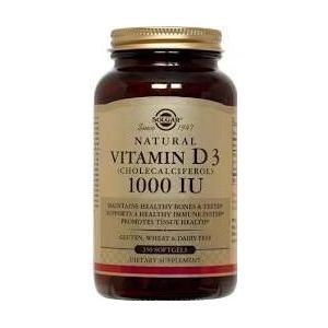 Solgar Vitamine D-3 1000 IU softgels  250