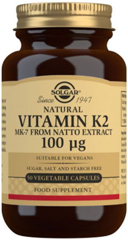Solgar Vitamine K2 100 mcg Capsules
