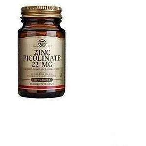 Solgar Zink Picolinaat Tabletten 100x22 mg  -  Solgar Vitamins