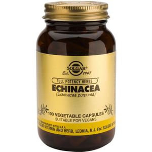 Solgar - Echinacea - Voedingssupplement - 100 plantaardige capsules - 265 mg echinacea kruidpoeder