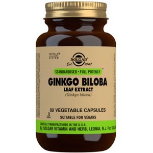 Solgar Ginkgo Biloba Leaf Extract Capsules
