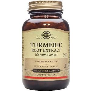 Solgar - Kurkuma Wortel Extract - 60 Plantaardige Capsules - Gestandaardiseerd