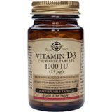 Solgar Vitamine D3 1000 IU (100 kauwtabletten)