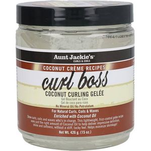 Tante Jackie's Curl Boss - Kokosolie Gel - 426 g - Voor Krulstyling