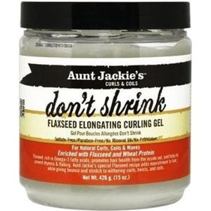 Aunt Jackies Curls & Coils Don't Shrink Flaxseed Elongating Curling Gel