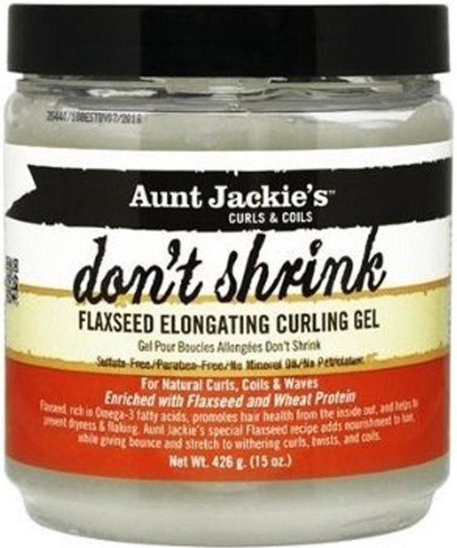 Aunt Jackies Curls & Coils Don't Shrink Flaxseed Elongating Curling Gel
