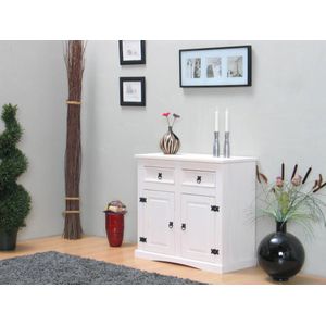 New Mexico - Dressoir - Compact - Wit grenen
