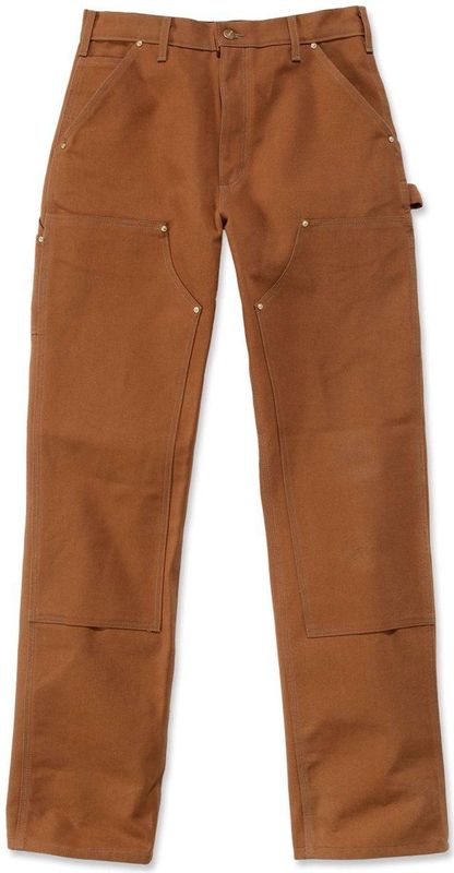 Carhartt Duck Double Front Loose Fit Broek Bruin 30