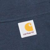 Carhartt K126 Heavyweight LS Pocket Navy T Shirt Heren