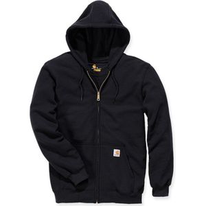Carhartt K122 Midweight Zip Front Hooded Sweatshirt Original Fit Black
