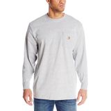 Carhartt Pocket T Shirt lang mouw Heren Heather Grey (valt als)