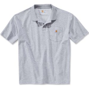 Carhartt Contractor's Work Pocket Heather Grey Polo Heren