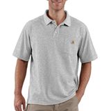 Carhartt Contractor's Work Pocket Heather Grey Polo Heren