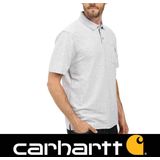 Carhartt Contractor's Work Pocket Heather Grey Polo Heren