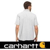Carhartt Contractor's Work Pocket Heather Grey Polo Heren
