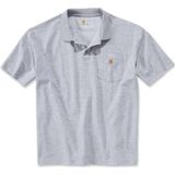 Carhartt Contractor's Work Pocket Heather Grey Polo Heren