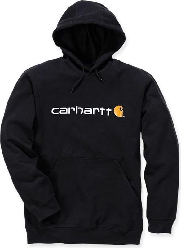 Carhartt 100074 Signature Logo Sweatshirt - Original Fit - Black