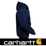 Carhartt Midweight Zip Hooded Sweatshirt New Navy Heren Size