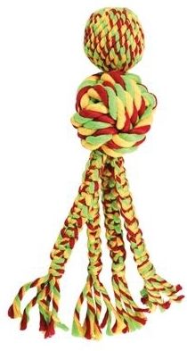 KONG Wubba Weaves Seilspielzeug mit Piepton (S/M)