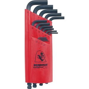 Bondhus - Haakse Inbusset - Kogelkop - 1.27-10mm - Gehard Staal