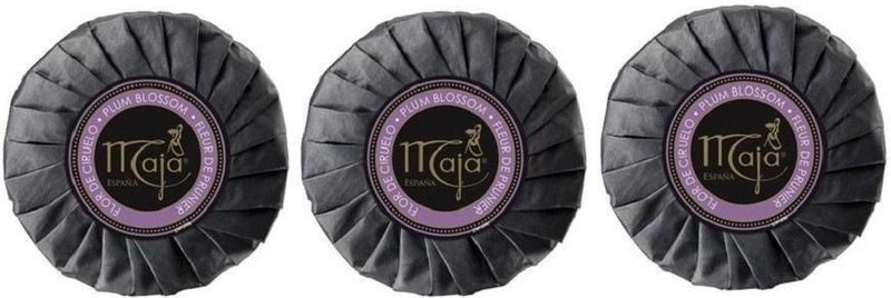 Maja - Plum Blossom - Handzeep - 3 x 100 gram - Geschenkverpakking