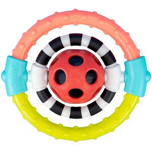 Sassy - Bijtspeelgoed Baby - Rammelaar - Ronddraaiende ring - Spin & Chew Flexible Ring Rattle