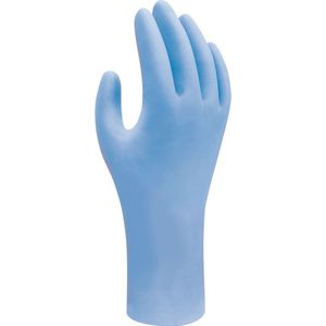 Showa nitrile wegwerphandschoenen (100x) - 7500PF - BLUE - maat S