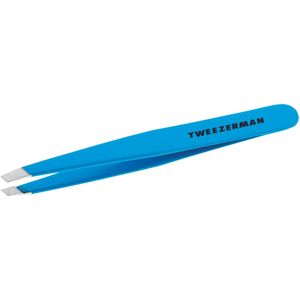 Tweezerman Pincet schuine punt - Slant Tweezer Blue Jewel