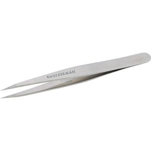 Tweezerman - Punt Tweezer - Classic Stainless Steel - Slant Point Tweezer