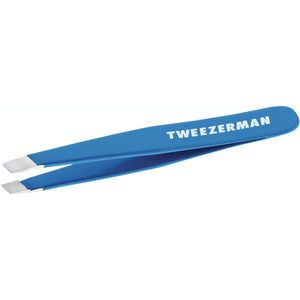 Tweezerman - Mini Slant Tweezer - Bahama Blue - Roestvrijstaal