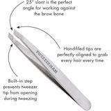 Tweezerman - Mini Slant Tweezer - Klassiek RVS - Pincet