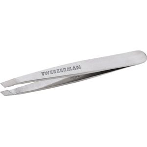 Tweezerman - Mini Slant Tweezer - Klassiek RVS - Pincet