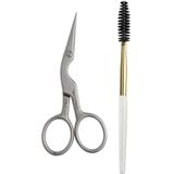 Tweezerman Brow Shaping Scissors & Brush