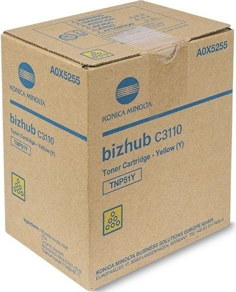 Konica Minolta TNP-51Y toner geel (origineel)